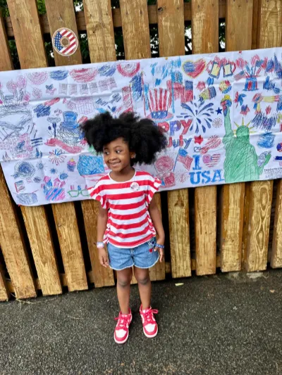 Child at Little Heaven Daycare